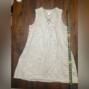 Rachel Zoe Linen Top in Light Gray